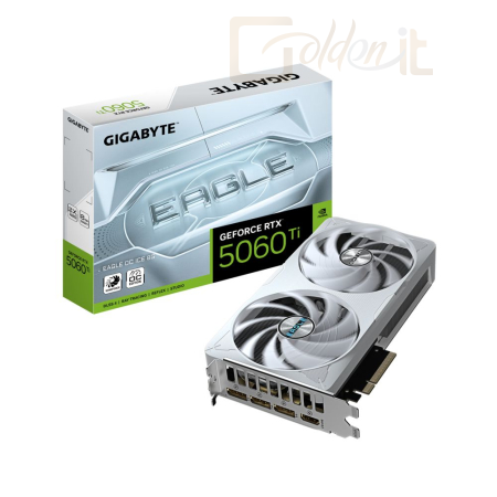 Videókártya Gigabyte RTX5060 TI EAGLE OC ICE 8G - GV-N506TEAGLEOC ICE-8GD