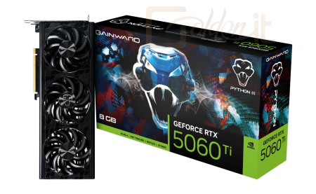 Videókártya Gainward GeForce RTX5060 TI 8GB DDR7 Python III - NE7506T019P1-GB2062T