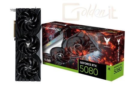Videókártya Gainward GeForce RTX5080 16GB DDR7 Phoenix - NE75080019T2-GB2031X