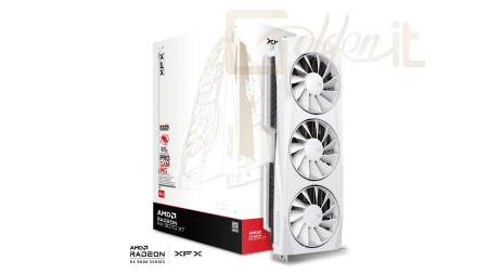 Videókártya XFX RX9070 XT 16GB DDR6 Quicksilver Gaming White - RX-97TQICKW9