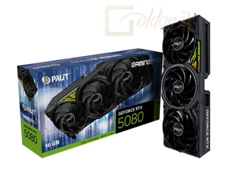 Videókártya Palit GeForce RTX5080 16GB DDR7 GamingPro V1 - NE75080019T2-GB2031Y