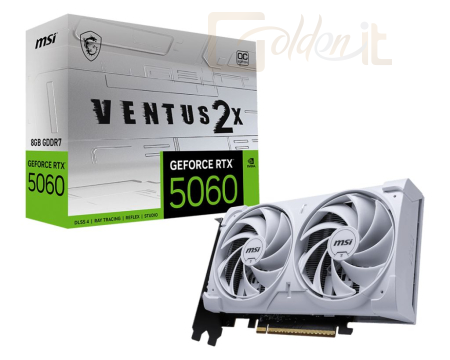 Videókártya Msi RTX5060 8G VENTUS 2X OC WHITE - V537-003R