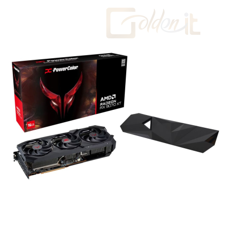 Videókártya PowerColor RX9070 XT 16GB DDR6 Red Devil Backplate Special Edition - RX9070XT 16G-E/OC/BP