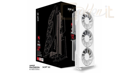 Videókártya XFX RX9060 XT OC 16GB DDR6 Swift Triple Fan Gaming Edition White - RX-96TS316W7