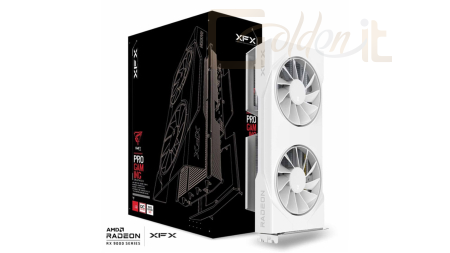 Videókártya XFX RX9060 XT OC 8GB DDR6 Swift Gaming Edition White - RX-96TSW8GWQ