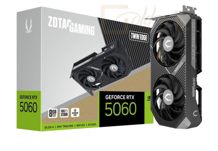 Videókártya Zotac GeForce RTX5060 8GB DDR7 Twin Edge - ZT-B50600E-10M