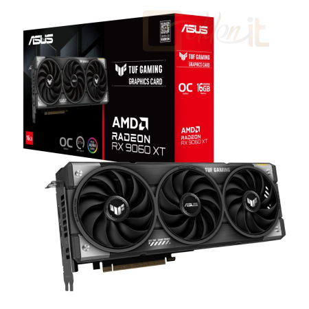 Videókártya Asus TUF-RX9060XT-O16G-GAMING - TUF-RX9060XT-O16G-GAMING