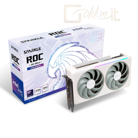 Videókártya Sparkle Intel Arc B580 ROC Luna OC Ultra 12GB DDR6 - SB580RW-12GOC