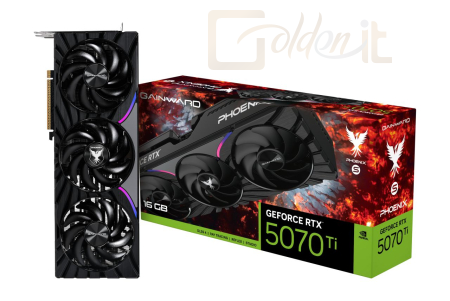 Videókártya Gainward GeForce RTX5070 TI 16GB DDR7 Phoenix-S - NE7507T019T2-GB2031K