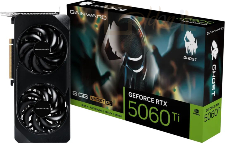 Videókártya Gainward GeForce RTX5060Ti 8GB DDR7 Ghost OC - NE7506TT19P1-GB2062B