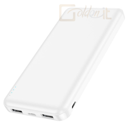 Powerbank vésztöltők Hoco J100 10000mAh PowerBank White - J100 WHITE