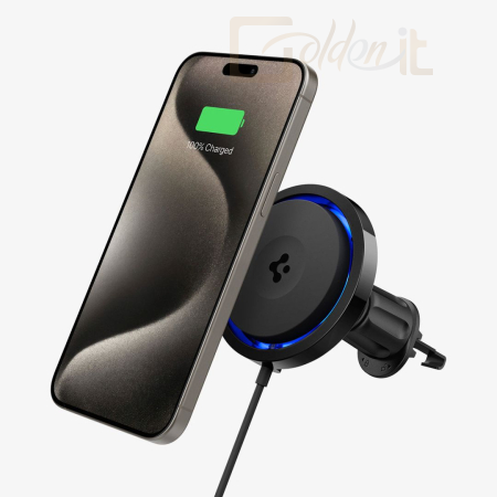 Okostelefon kiegészítő Spigen OneTap Pro 3 CryoMax Hook Car Mount Black - ACP07446