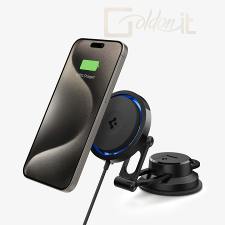 Okostelefon kiegészítő Spigen OneTap Pro 3 CryoMax Dashboard Car Mount Black - ACP07405