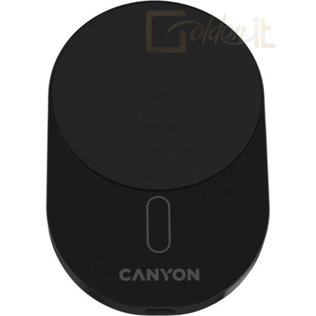 Okostelefon kiegészítő Canyon Car Charger OnGrip 105 15W Qi2 Wireless Black - CNS-CCH105B