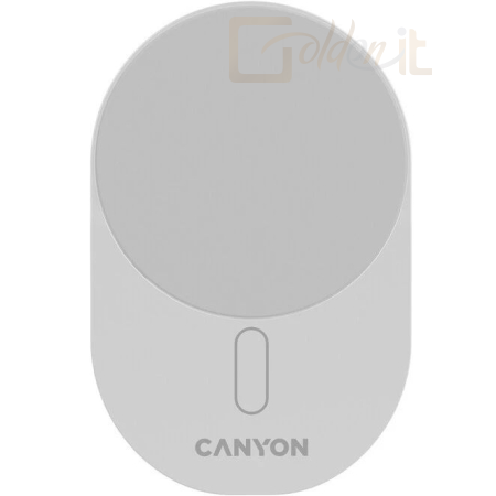 Okostelefon kiegészítő Canyon Car Charger OnGrip 105 15W Qi2 Wireless White - CNS-CCH105W
