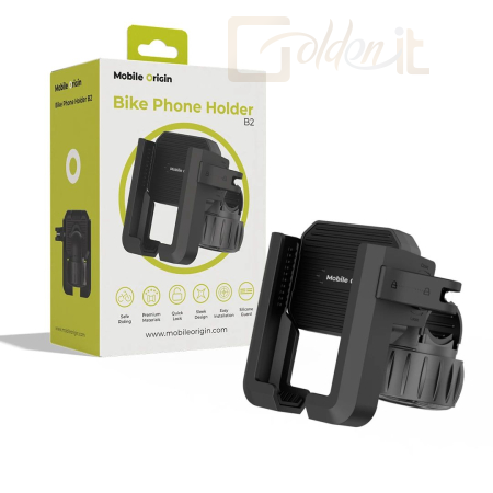 Okostelefon kiegészítő Mobile Origin Bike phone holder B2 Black - MO-BPH-B2