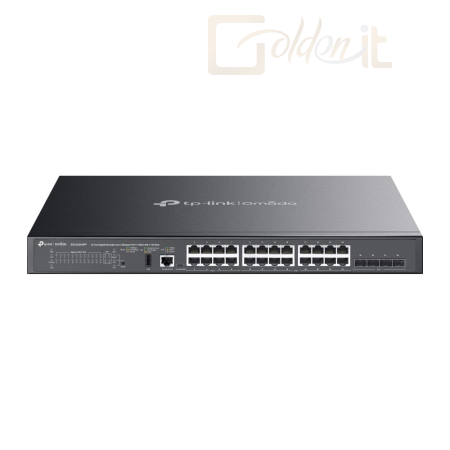 Hálózati eszközök TP-Link SG5428XMPP Omada 24-Port Gigabit Stackable Lite L3 Managed PoE++ Switch with 4× 10G Slots - SG5428XMPP
