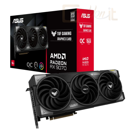 Videókártya Asus TUF-RX9070-O16G-GAMING - 90YV0LI0-M0NA00