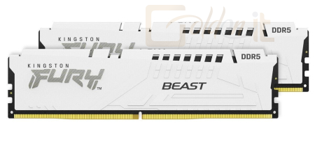 RAM Kingston 64GB DDR5 6400MHz Kit(2x32GB) Fury Beast Expo White - KF564C32BWEK2-64