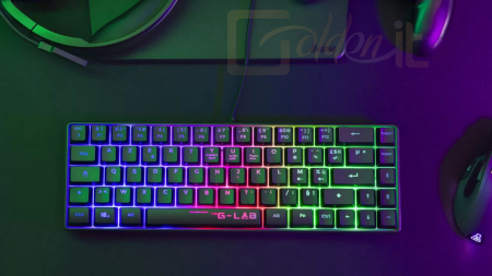 Billentyűzet The G-Lab Keyz Hydrogen Keyboard Black HU - KEYZ-HYDROGEN/HU