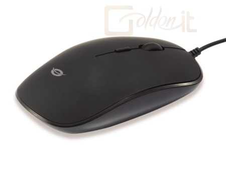 Egér Conceptronic  Regas Mouse Black - REGAS01B