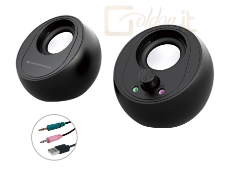 Hangfal Conceptronic  Bjorn Bluetooth Speaker Black - BJORN01B