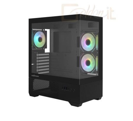 Ház Zalman Chronix RGB Tempered Glass Black - CHRONIX BLACK