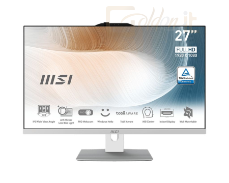 Komplett konfigurációk Msi Modern AM272P 12M AiO White - W31215U8GS50XXANA