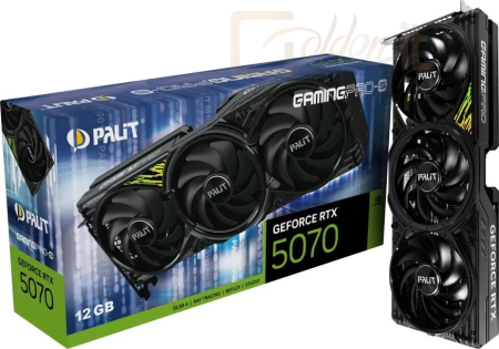 Videókártya Palit GeForce RTX5070 12GB DDR7 GamingPro-S - NE75070019K9-GB2050U
