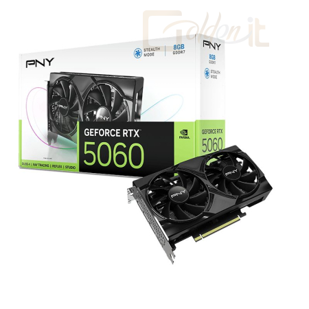 Videókártya PNY GeForce RTX5060 8GB DDR7 - VCG50608DFXPB1