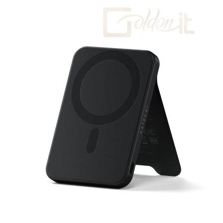 Powerbank vésztöltők Satechi Qi2 5K Magnetic 5000mAh PowerBank with Stand Black - ST-B5Q2SK