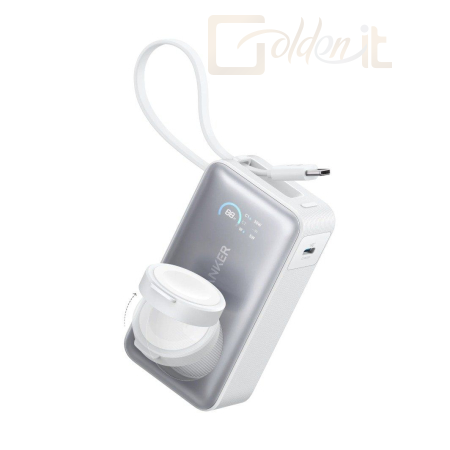 Powerbank vésztöltők ANKER MagGo 10000mAh PowerBank White - A1657H21