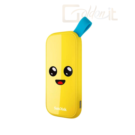 Winchester SSD (külső) Sandisk 2TB USB3.2 Type-C Fortnite Portable Yellow - SDSSDE30-2T00-G25F