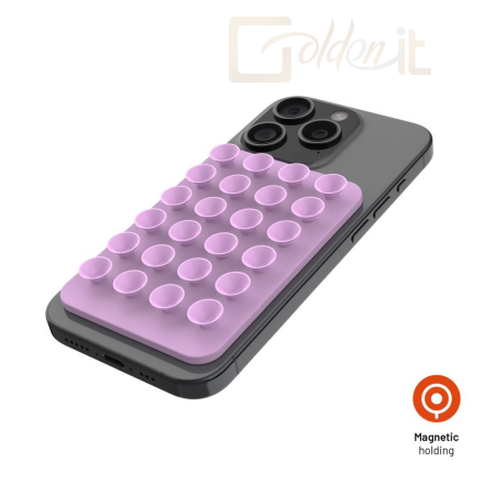 Okostelefon kiegészítő FIXED öntapadós tartó Magsafe kompatibilis, rózsaszín - FIXMM-PI