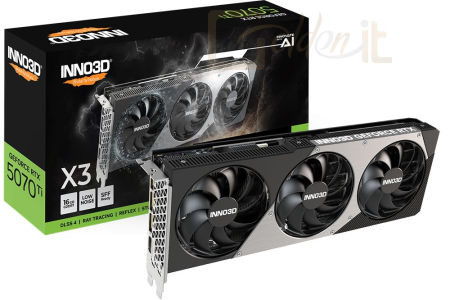 Videókártya Inno3D GeForce RTX5070 Ti 16GB GDDR7 X3 - N507T3-16D7-176068N
