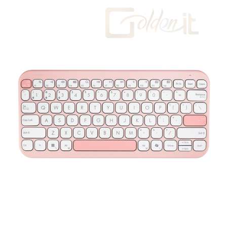 Billentyűzet Asus Marshmallow Keyboard KW100 Wireless Keyboard Rose Clay HU - KW100 KEYBOARD/PK/HU/81//3BT/COPILOT