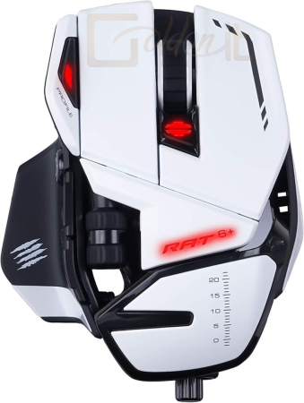 Egér Madcatz R.A.T. 6+ Gaming Mouse White - MR04DCINWH000-0
