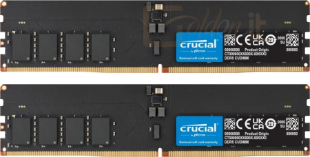 RAM Crucial 64GB DDR5 6400MHz Kit(2x32GB) CUDIMM - CT2K32G64C52CU5