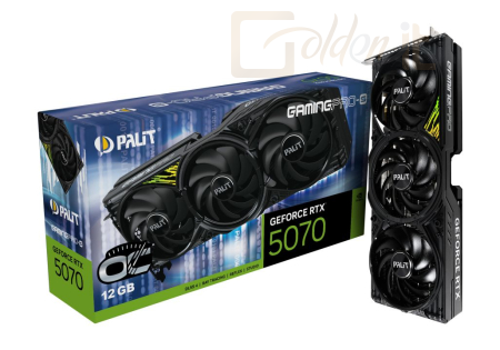Videókártya Palit GeForce RTX5070 12GB DDR7 GamingPro-S OC - NE75070T19K9-GB2050U