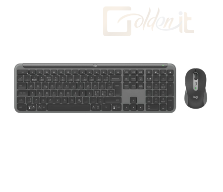 Billentyűzet Logitech MK950 Signature Slim Wireless Bluetooth Keyboard Combo for Business Graphite US - 920-012508
