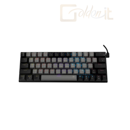 Billentyűzet White Shark Wakizashi Blue Switches Gaming Keyboard Grey/Black HU - WS GK-002723V2-G-B/BL-HU