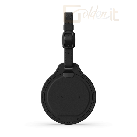 Okostelefon kiegészítő Satechi Vegan-Leather FindAll Luggage Tag Black - ST-LFALTK