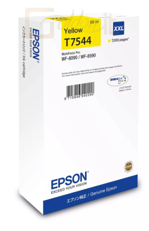 Nyomtató - Tintapatron Epson T7544 Yellow tintapatron - C13T75444N