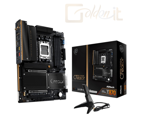 Alaplapok ASRock X870 TAICHI CREATOR - 90-MXBTE0-A0UAYZ
