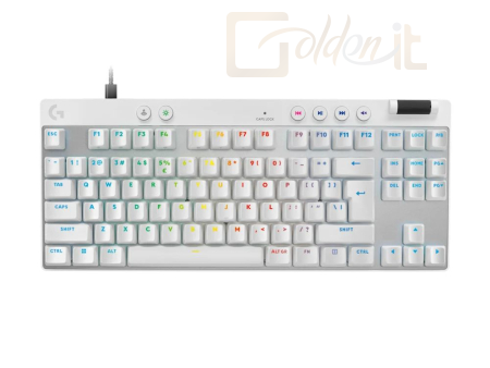 Billentyűzet Logitech G Pro X TKL Rapid Gaming Keyboard White US - 920-013242