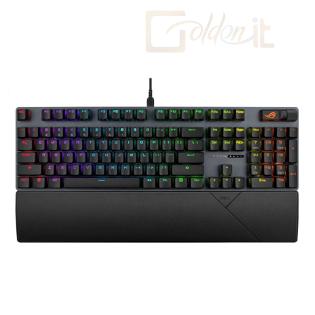 Billentyűzet Asus ROG Strix Scope II X Gaming Keyboard Black HU - 90MP03XF-BKHA00