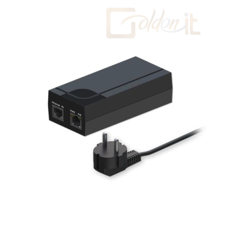 Hálózati eszközök Teltonika EU Single Port Gigabit PoE Injector 15W Black - PR322EU7