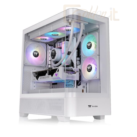 Ház Thermaltake View 290 ARGB Tempered Glass Snow White - CA-11G-00M6WN-00