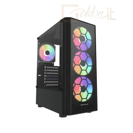 Ház RaidMax V152 Tempered Glass White - V152TBS