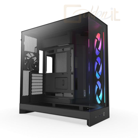Ház NZXT H9 Flow RGB Tempered Glass Black - CM-H92FB-R1